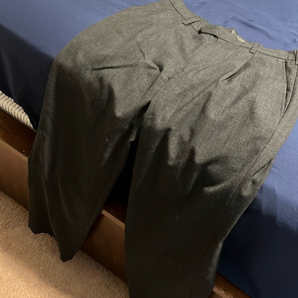 Dark grey dress pants